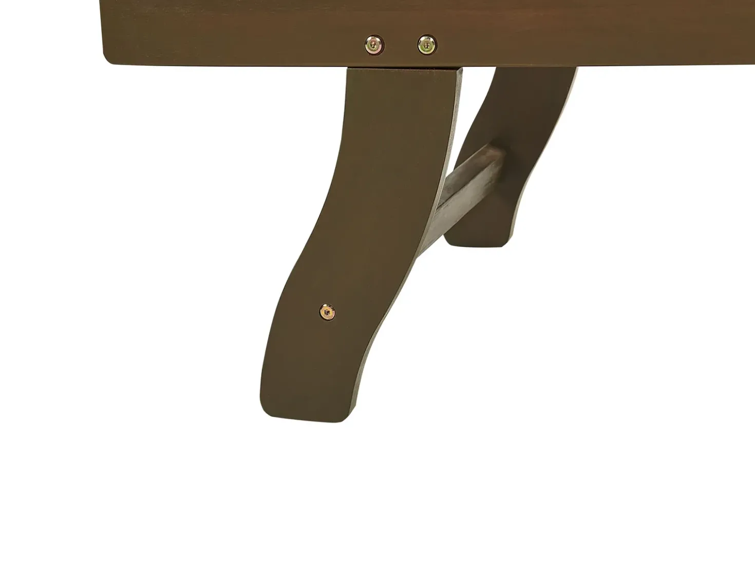 Lettino Prendisole con Cuscino AMANTEA PREMIUM II Legno d'acacia Tortora