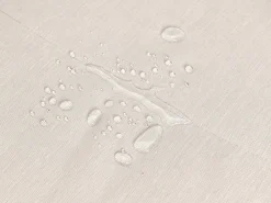 Lettino Prendisole con Cuscino LARIANO Metallo Beige chiaro