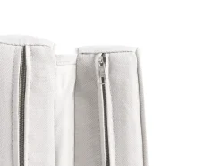 Lettino Prendisole con Cuscino ZERI Rattan sintetico (PE) Beige chiaro