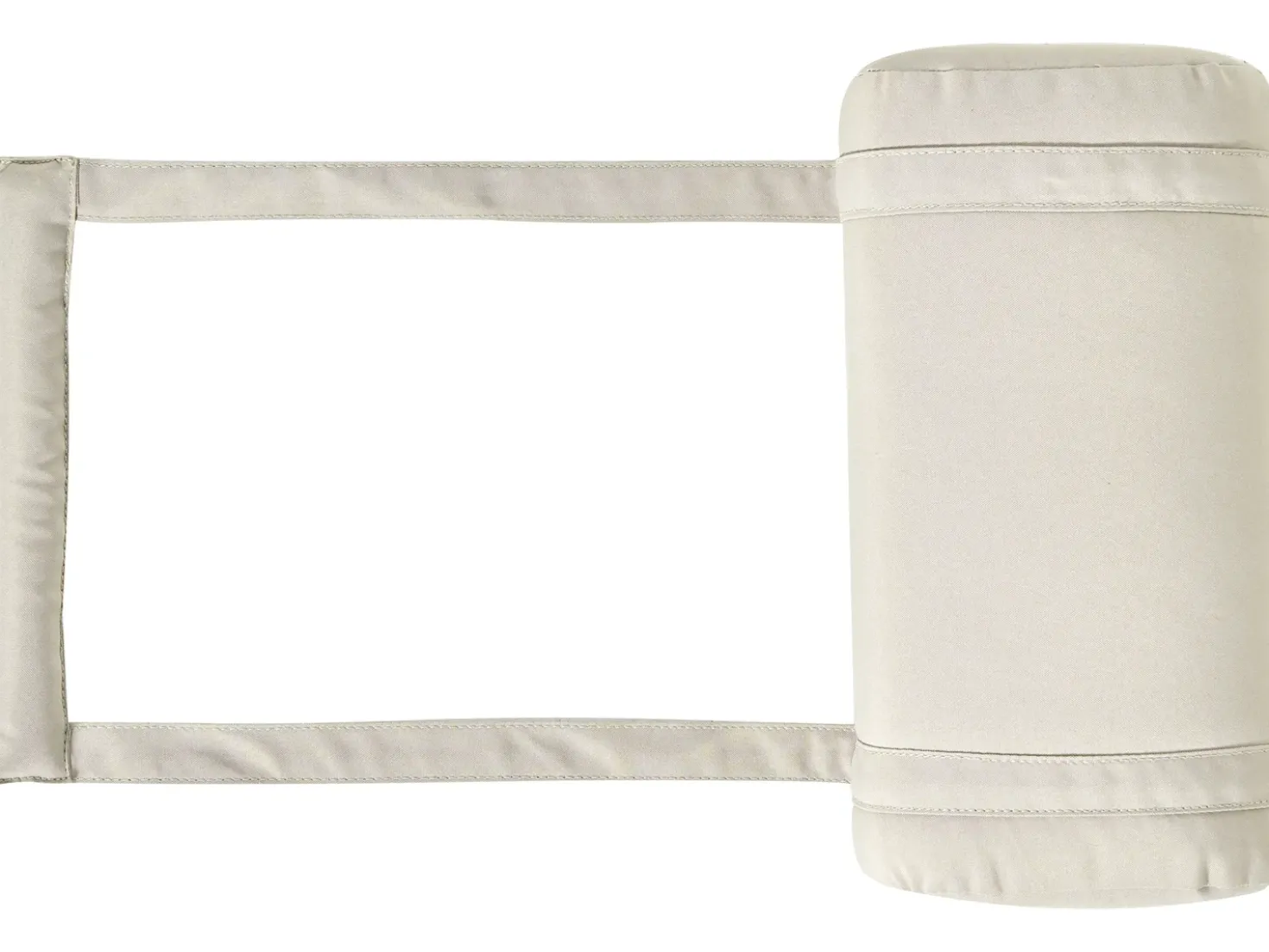 Lettino Prendisole con Cuscino CESANA PREMIUM Legno d'acacia Tortora