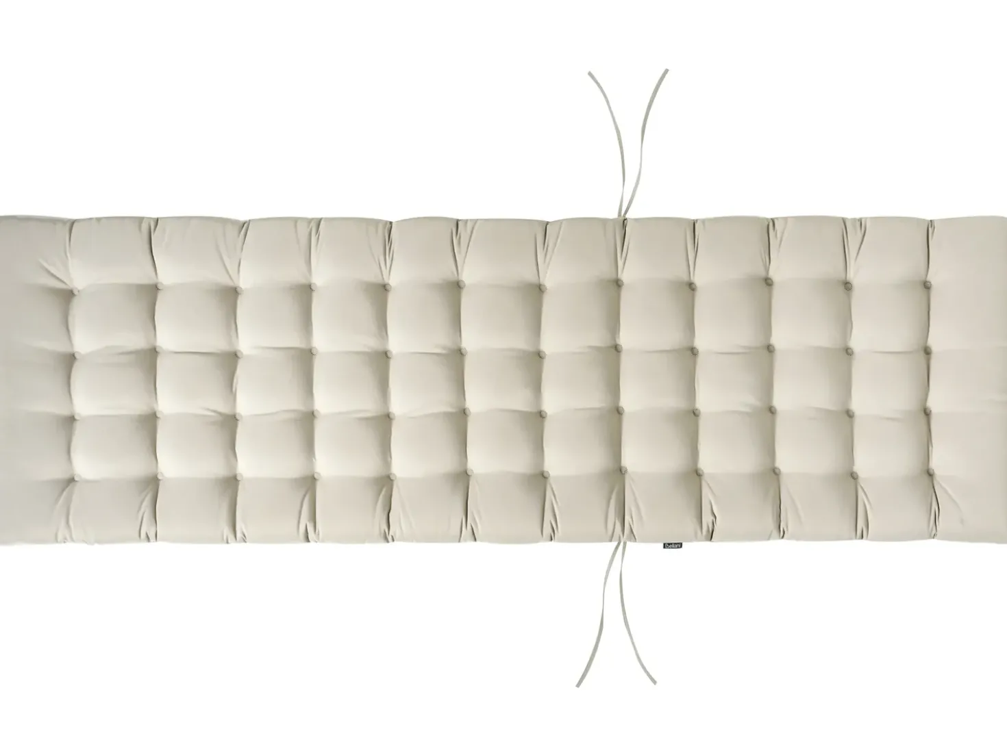 Lettino Prendisole con Cuscino CESANA PREMIUM Legno d'acacia Tortora