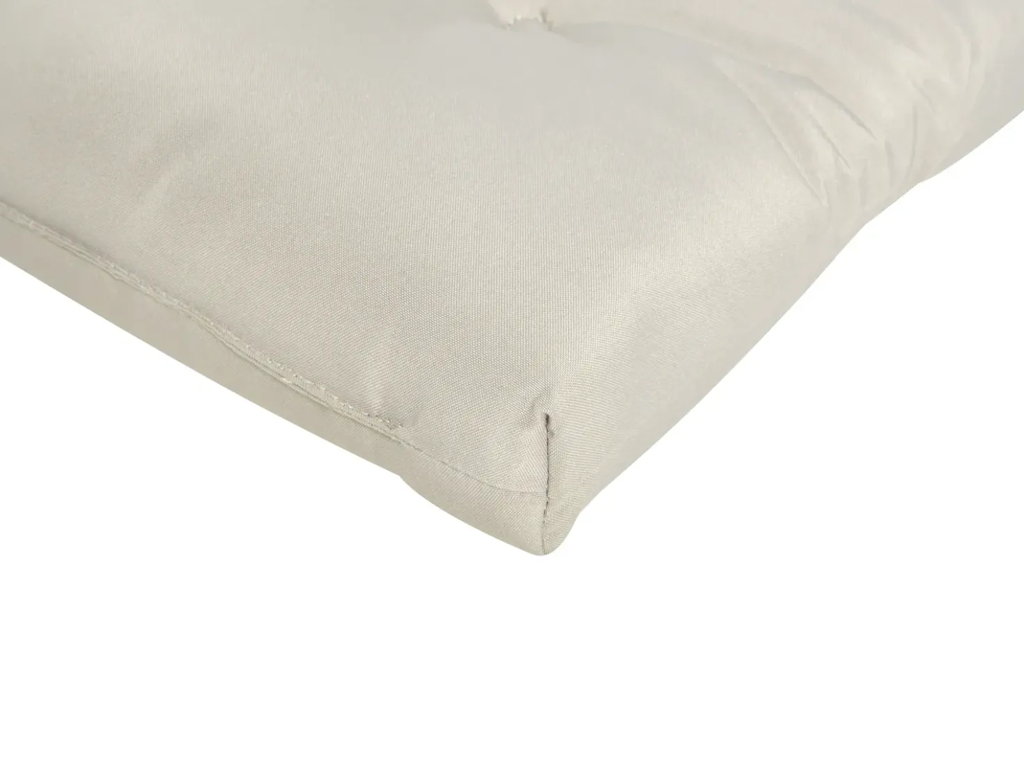 Lettino Prendisole con Cuscino CESANA PREMIUM Legno d'acacia Tortora