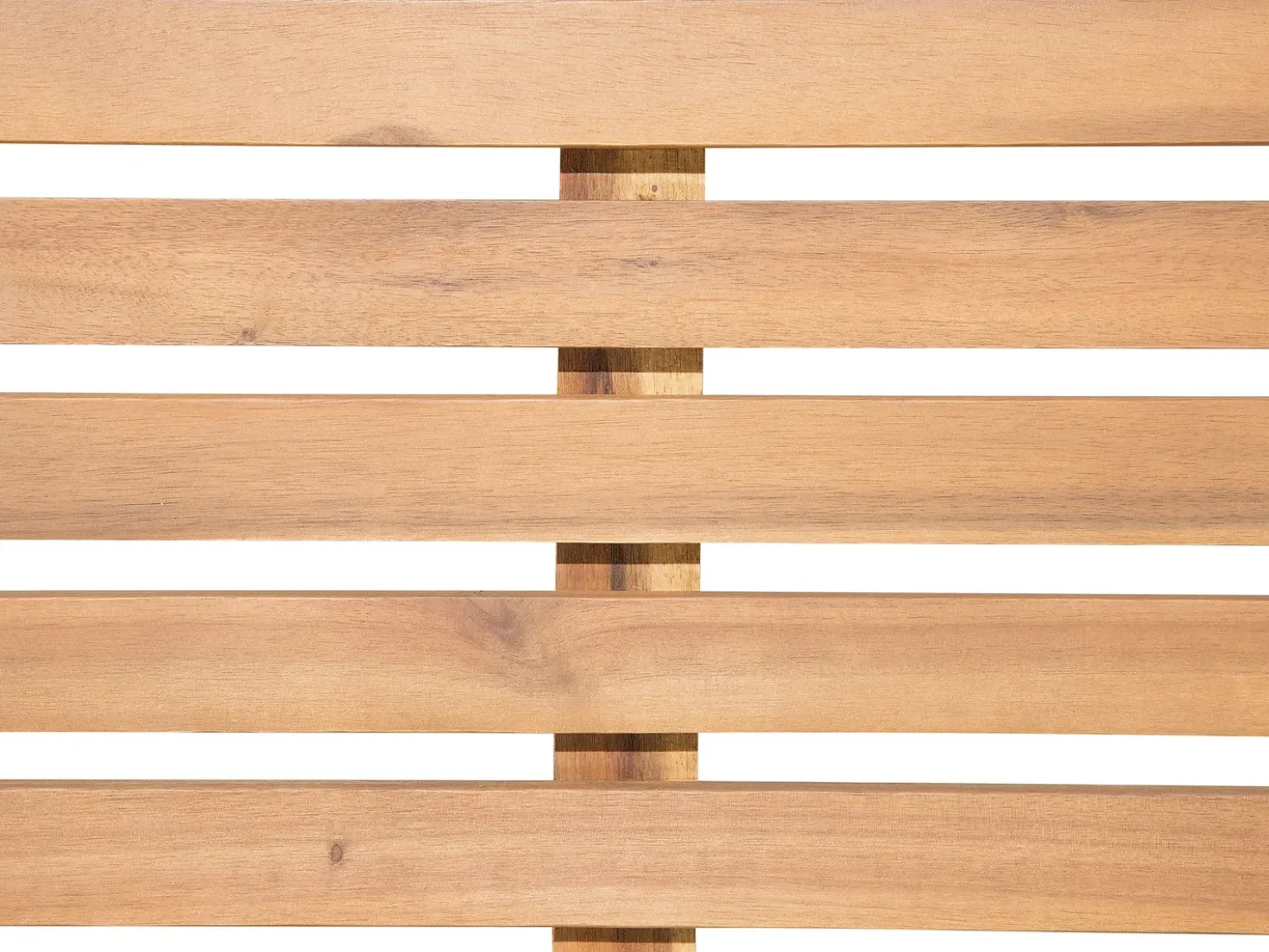 Lettino Prendisole con Cuscino CESANA PREMIUM Legno d'acacia Rosso