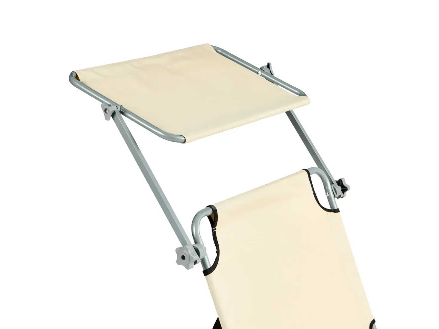Lettino Prendisole FOLIGNO Metallo Beige