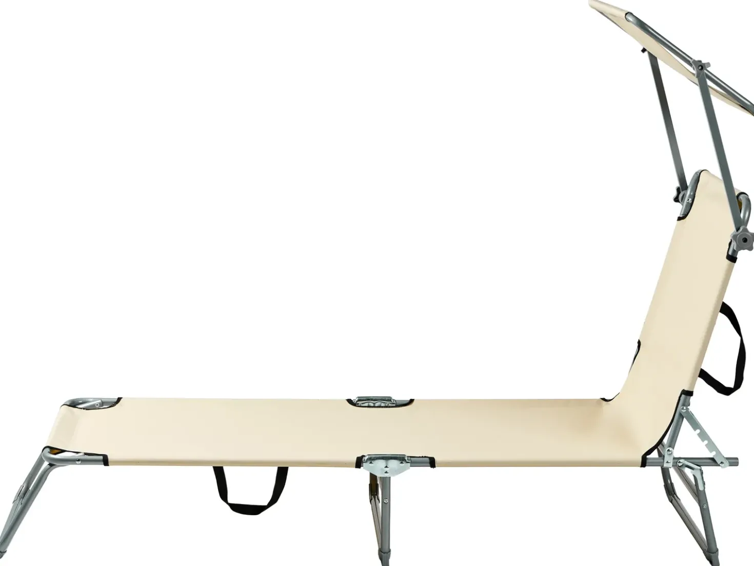 Lettino Prendisole FOLIGNO Metallo Beige
