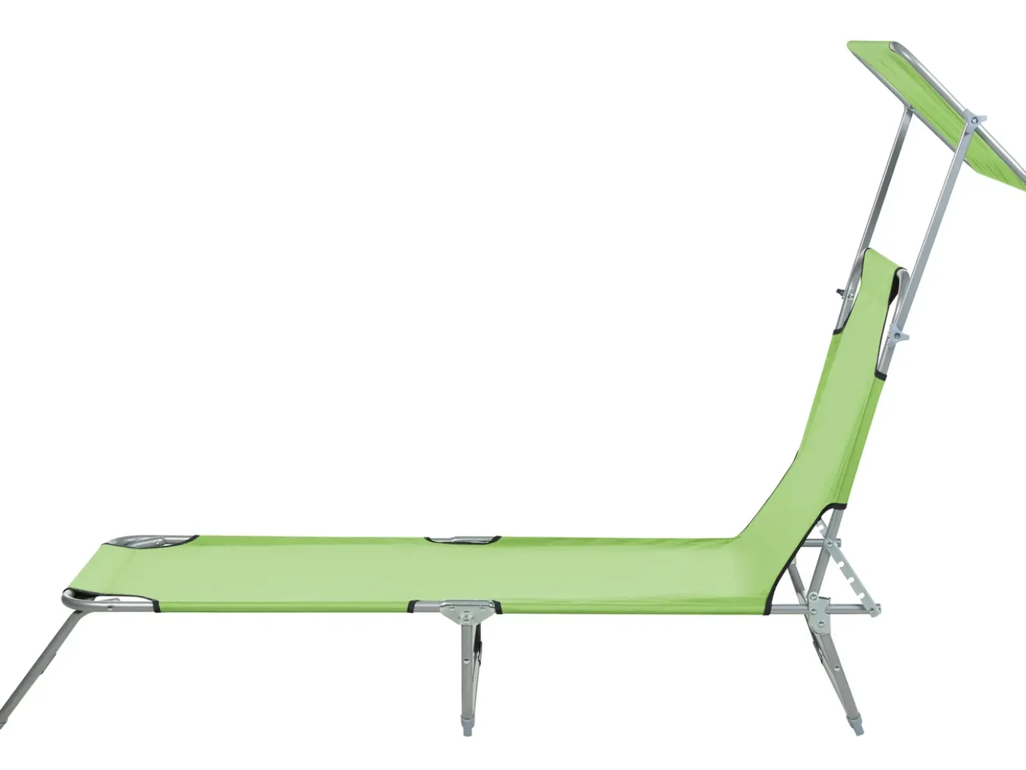 Lettino Prendisole FOLIGNO II Metallo Verde lime
