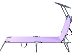 Lettino Prendisole FOLIGNO Metallo Viola