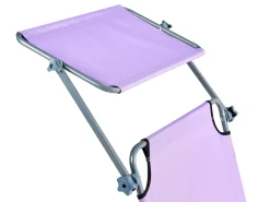Lettino Prendisole FOLIGNO Metallo Viola