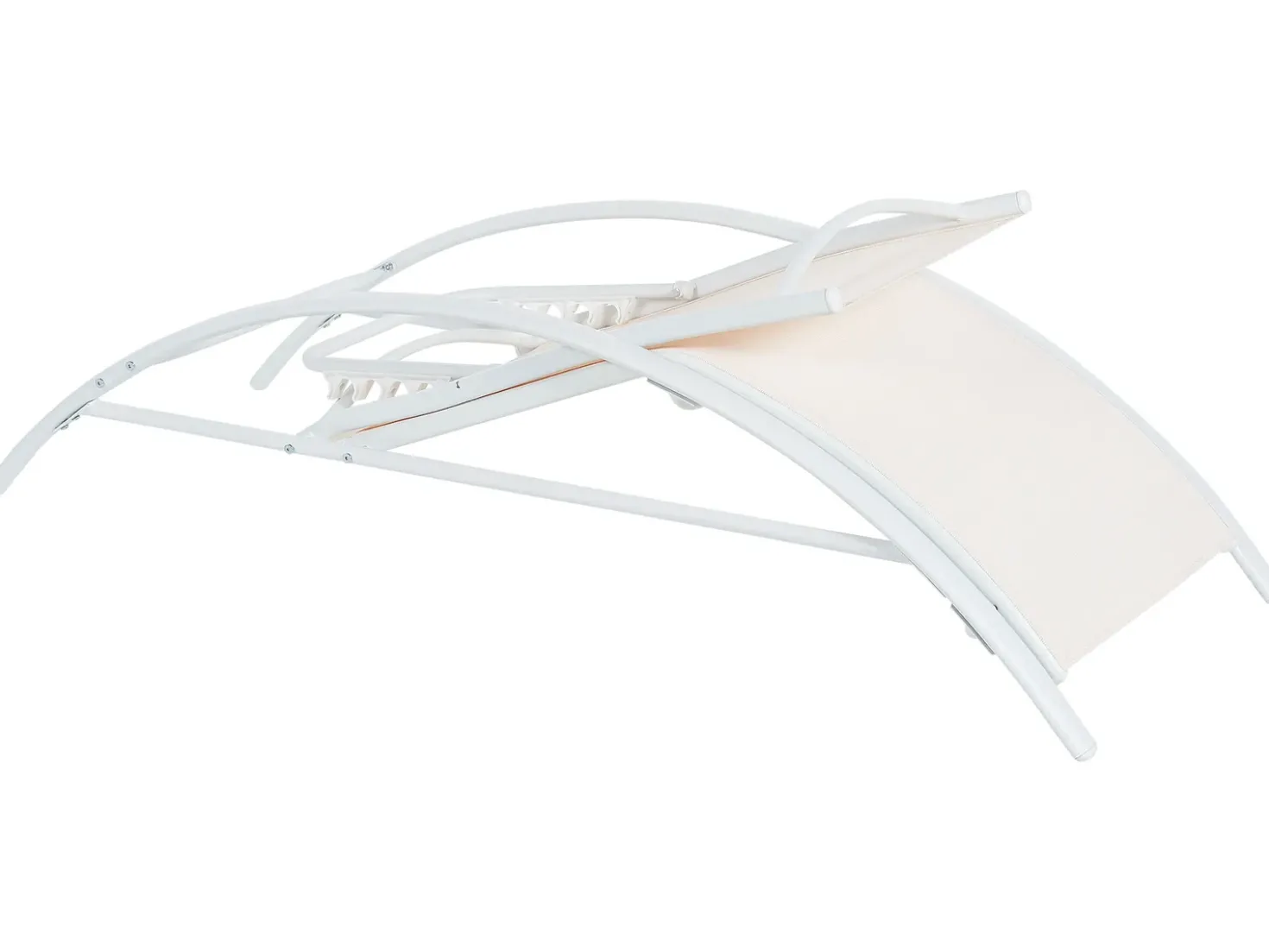 Lettino Prendisole GAETA Metallo Beige