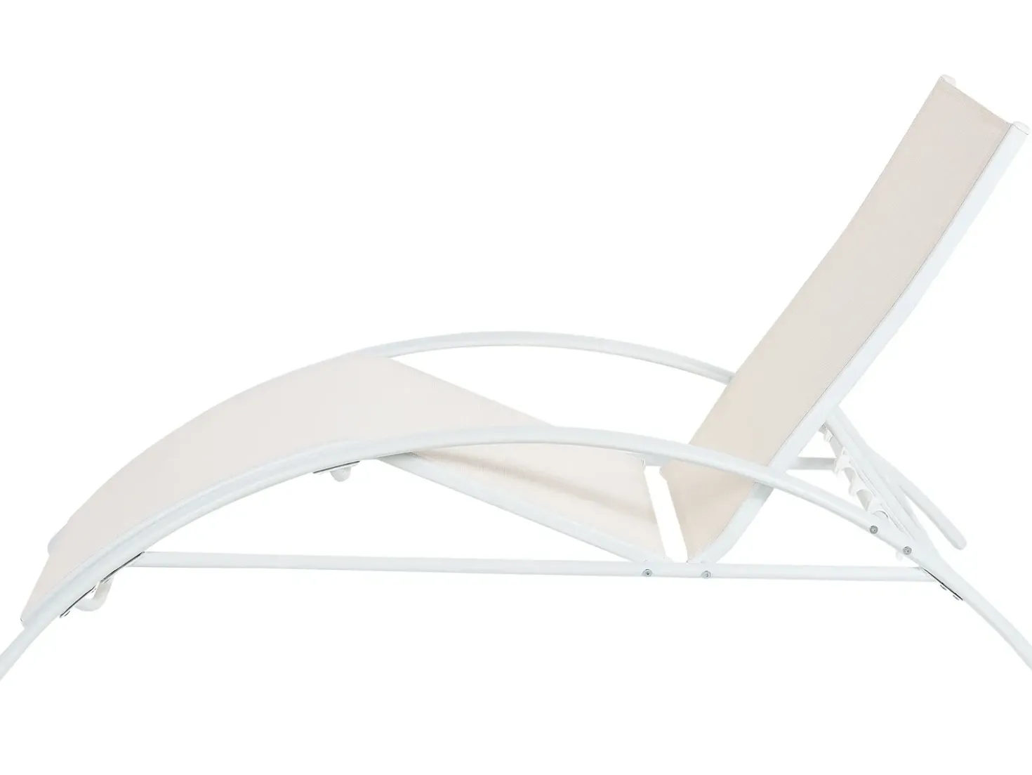 Lettino Prendisole GAETA Metallo Beige