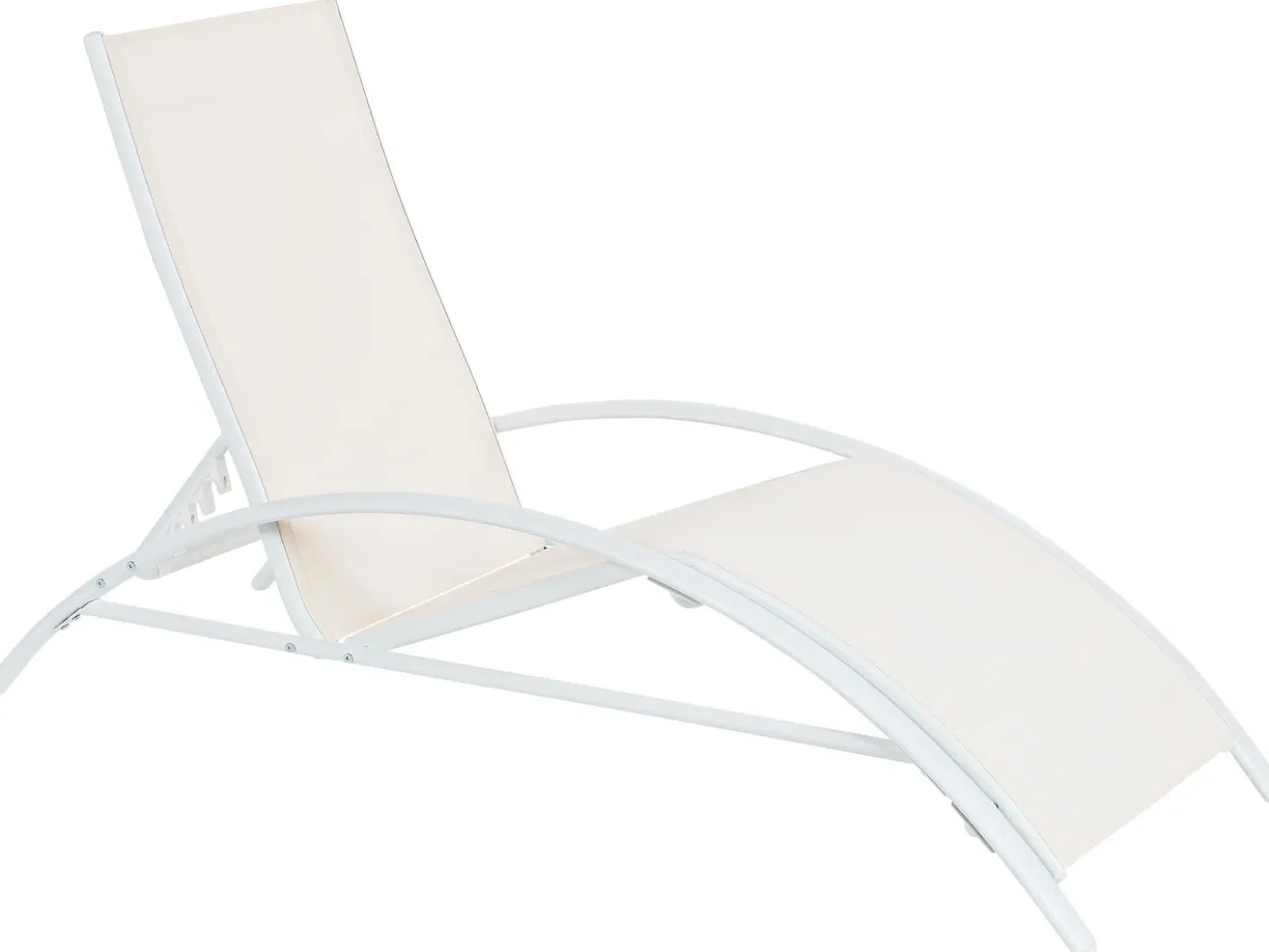 Lettino Prendisole GAETA Metallo Beige
