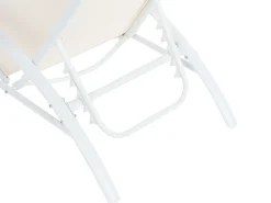 Lettino Prendisole GAETA Metallo Beige