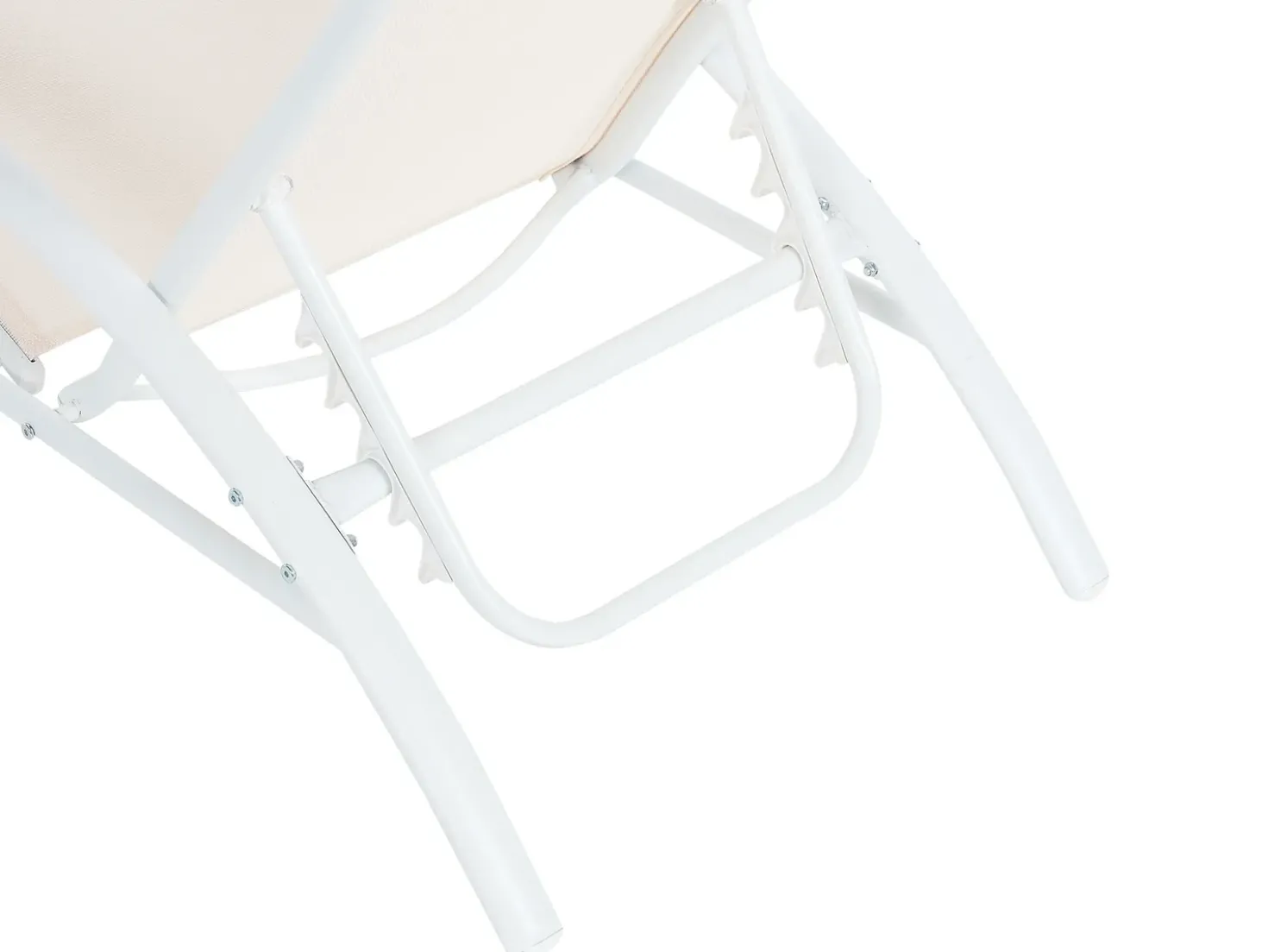Lettino Prendisole GAETA Metallo Beige