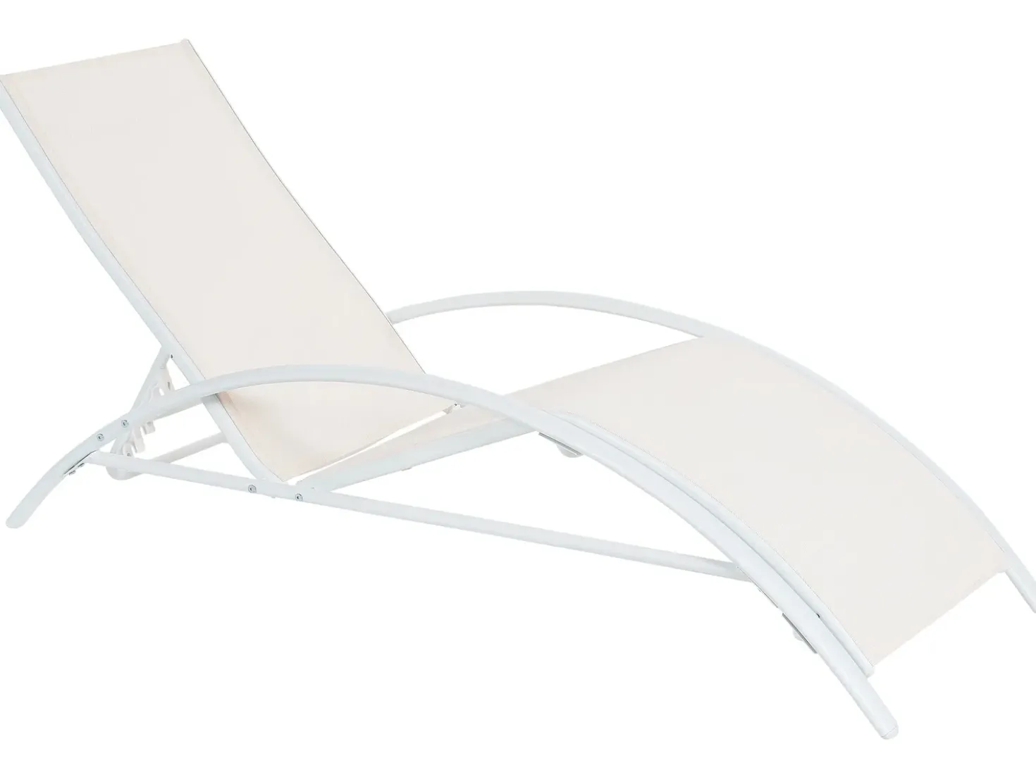 Lettino Prendisole GAETA Metallo Beige