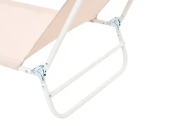 Lettino Prendisole KASTORIA Metallo Beige