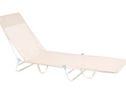 Lettino Prendisole KASTORIA Metallo Beige