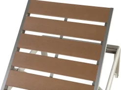 Lettino Prendisole NARDO Metallo Marrone
