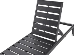 Lettino Prendisole NARDO Metallo Nero