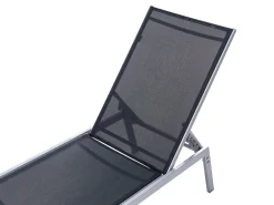 Lettino Prendisole NOLI Metallo Nero