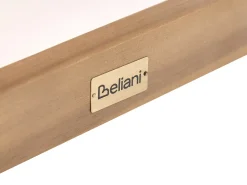 Lettino Prendisole PEDESINA Legno d'acacia Beige