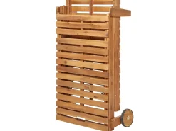 Lettino Prendisole PIETRALUNGA Legno d'acacia Marrone