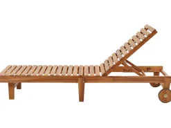 Lettino Prendisole PIETRALUNGA Legno d'acacia Marrone