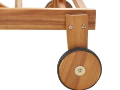 Lettino Prendisole PIETRALUNGA Legno d'acacia Marrone