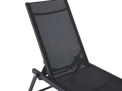 Lettino Prendisole PORTOFINO Metallo Nero