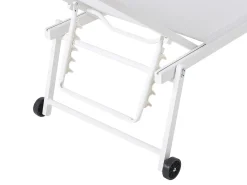 Lettino Prendisole PORTOFINO Metallo Bianco