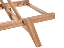 Lettino Prendisole PROSSEDI Legno d'acacia Beige