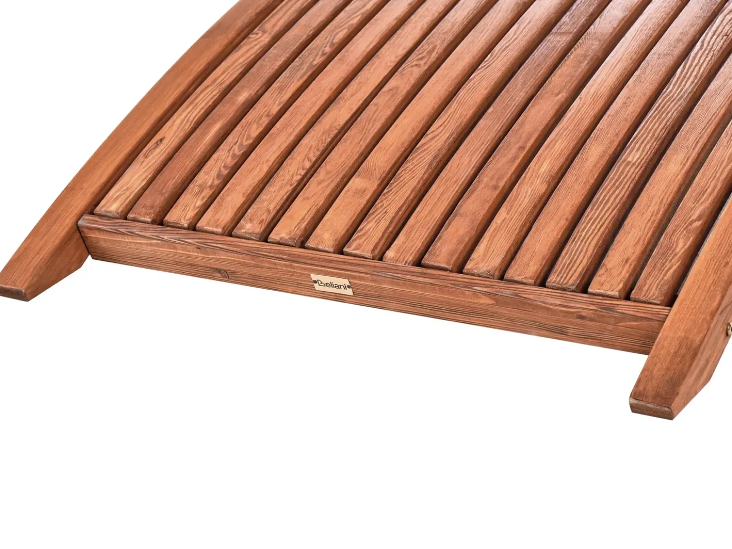 Lettino Prendisole TANARO Legno di larice Marrone