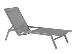 Lettino Prendisole VERNAZZA Metallo Grigio