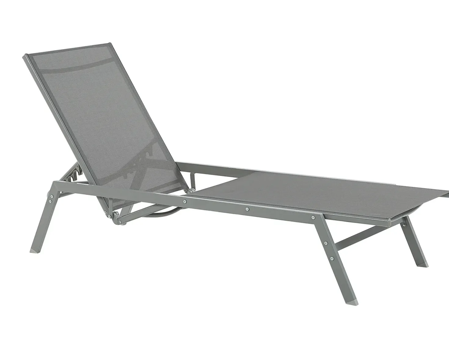 Lettino Prendisole VERNAZZA Metallo Grigio