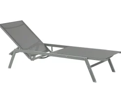 Lettino Prendisole VERNAZZA Metallo Grigio