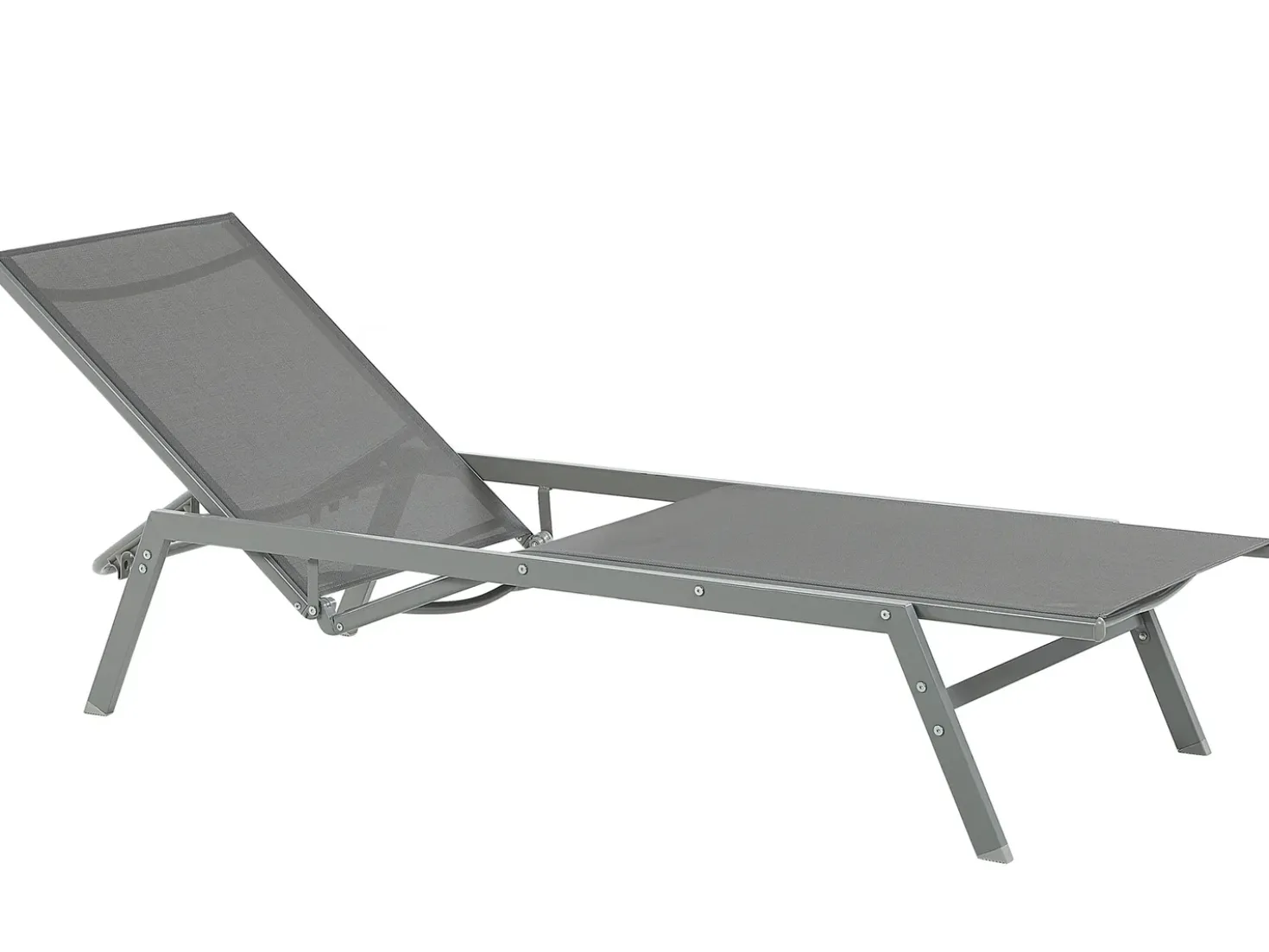 Lettino Prendisole VERNAZZA Metallo Grigio