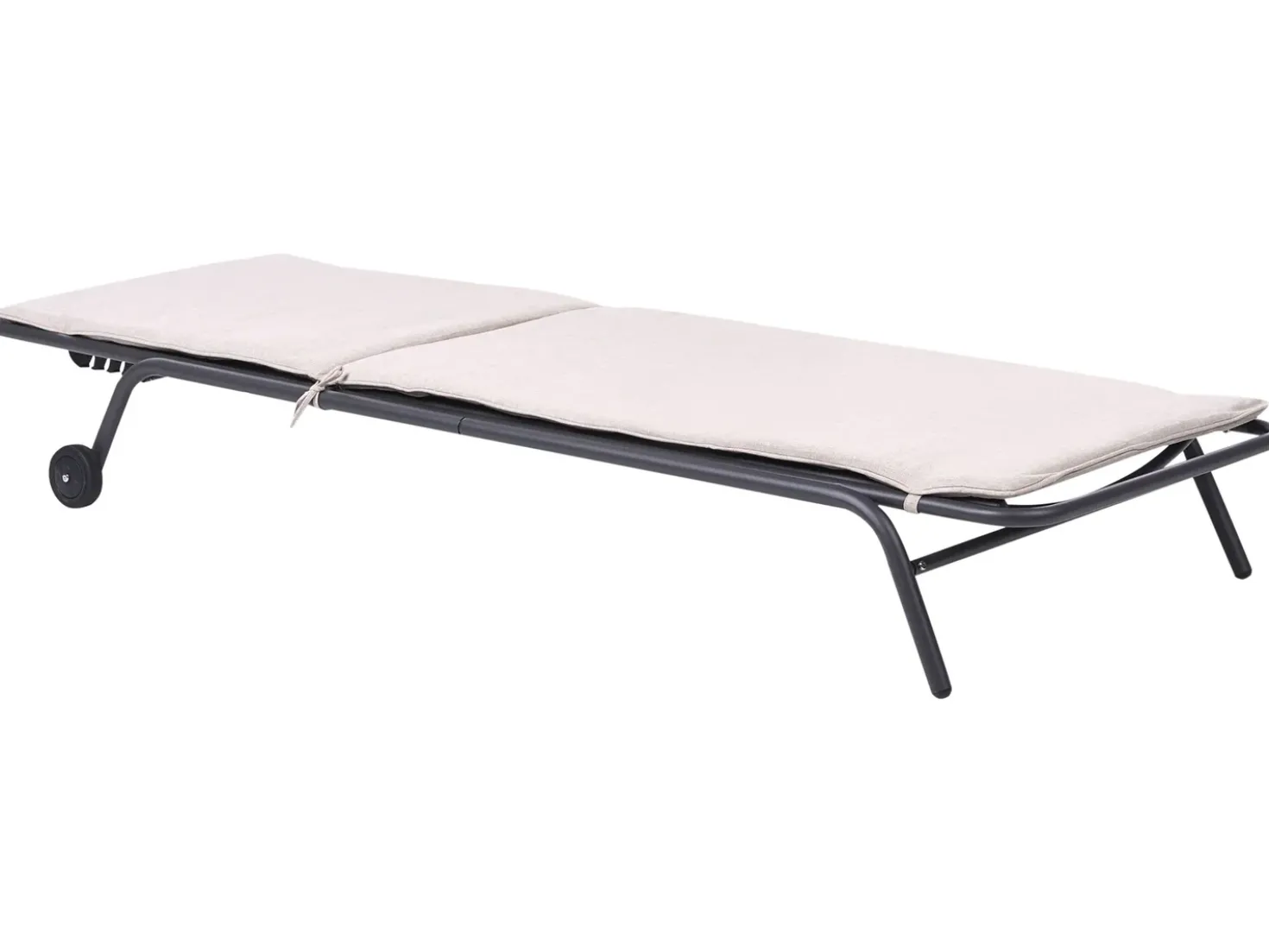 Lettino Prendisole VOLTERRA Metallo Beige