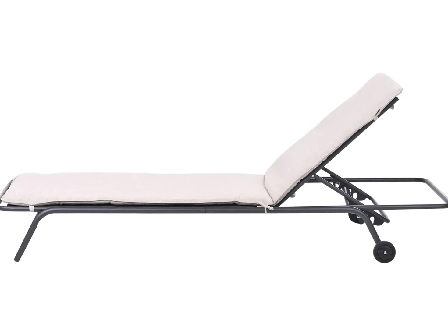 Lettino Prendisole VOLTERRA Metallo Beige