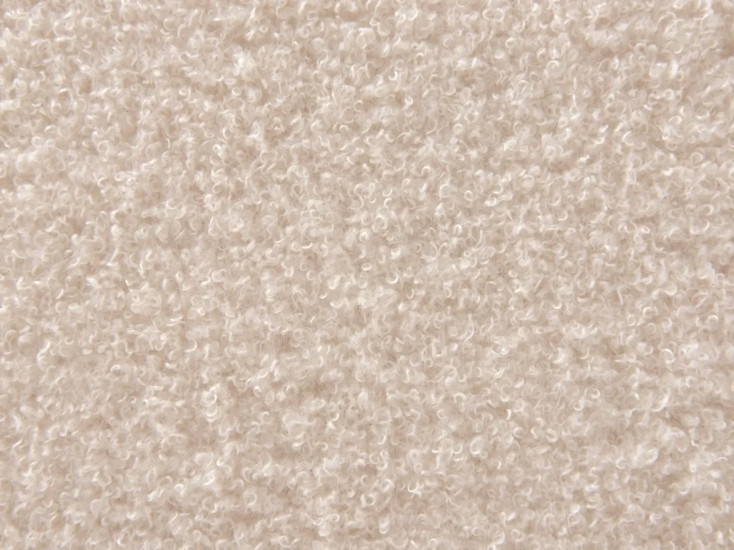 Letto a baldacchino Bouclé DANNEMOIS 180 x 200 cm Beige