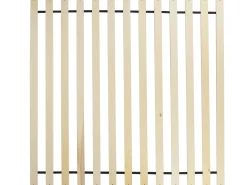 Letto a baldacchino Legno HERLIERE 180 x 200 cm Marrone chiaro