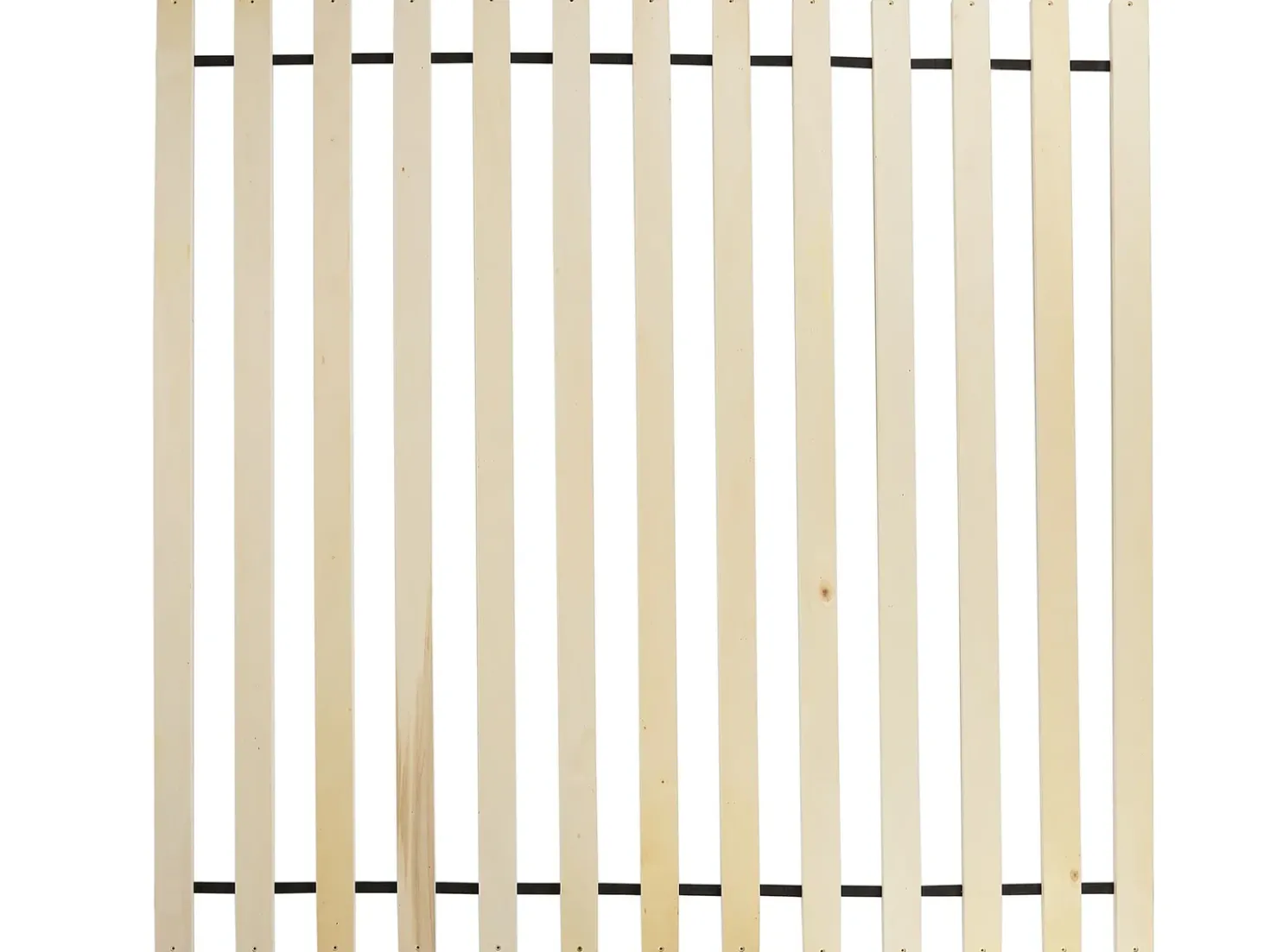 Letto a baldacchino Legno HERLIERE 180 x 200 cm Marrone chiaro