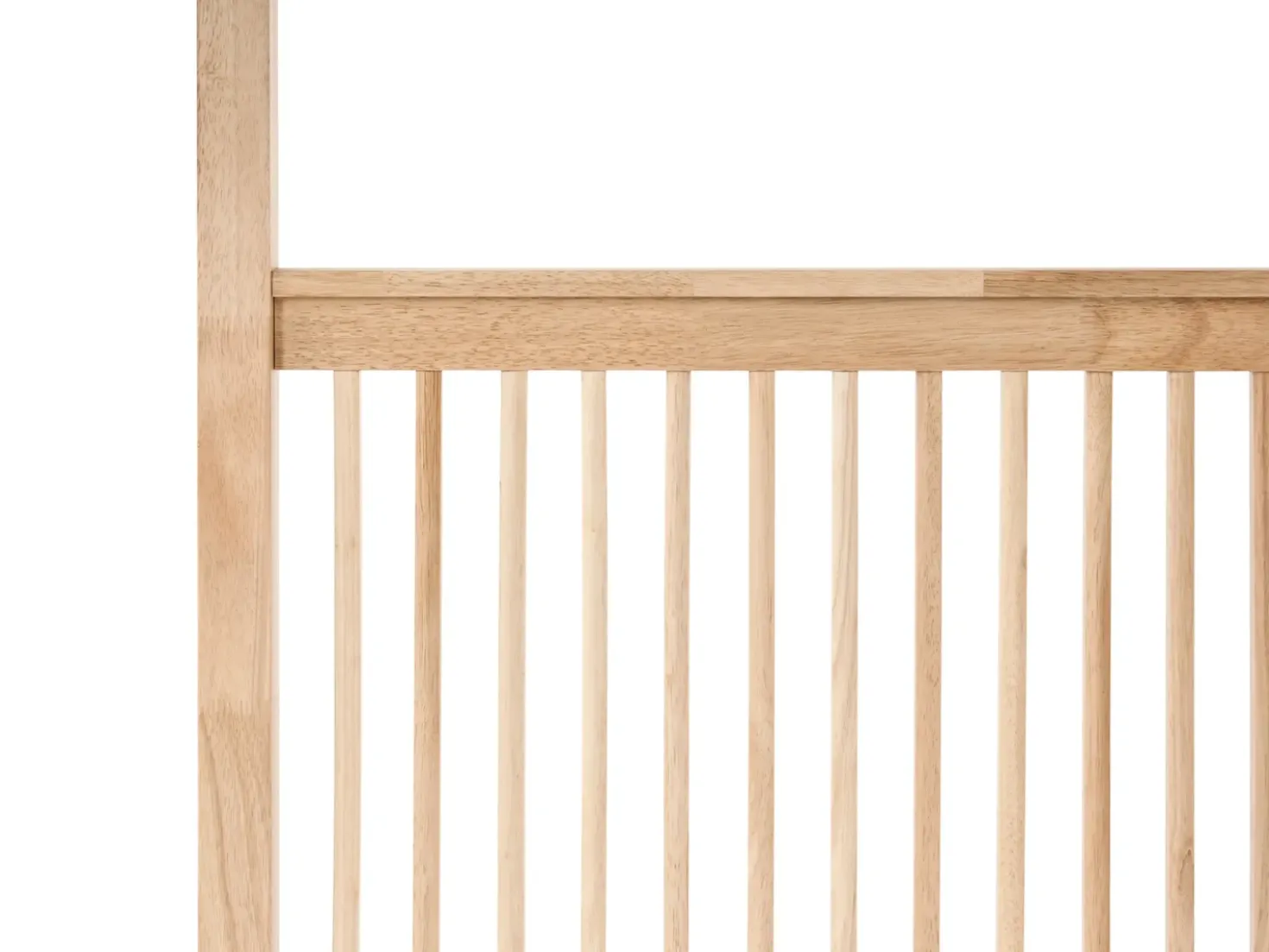 Letto a baldacchino Legno HARFLEUR 180 x 200 cm Marrone chiaro