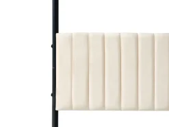 Letto a baldacchino Metallo MIRABEAU 180 x 200 cm Nero