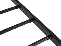 Letto a baldacchino Metallo MIRABEAU 180 x 200 cm Nero