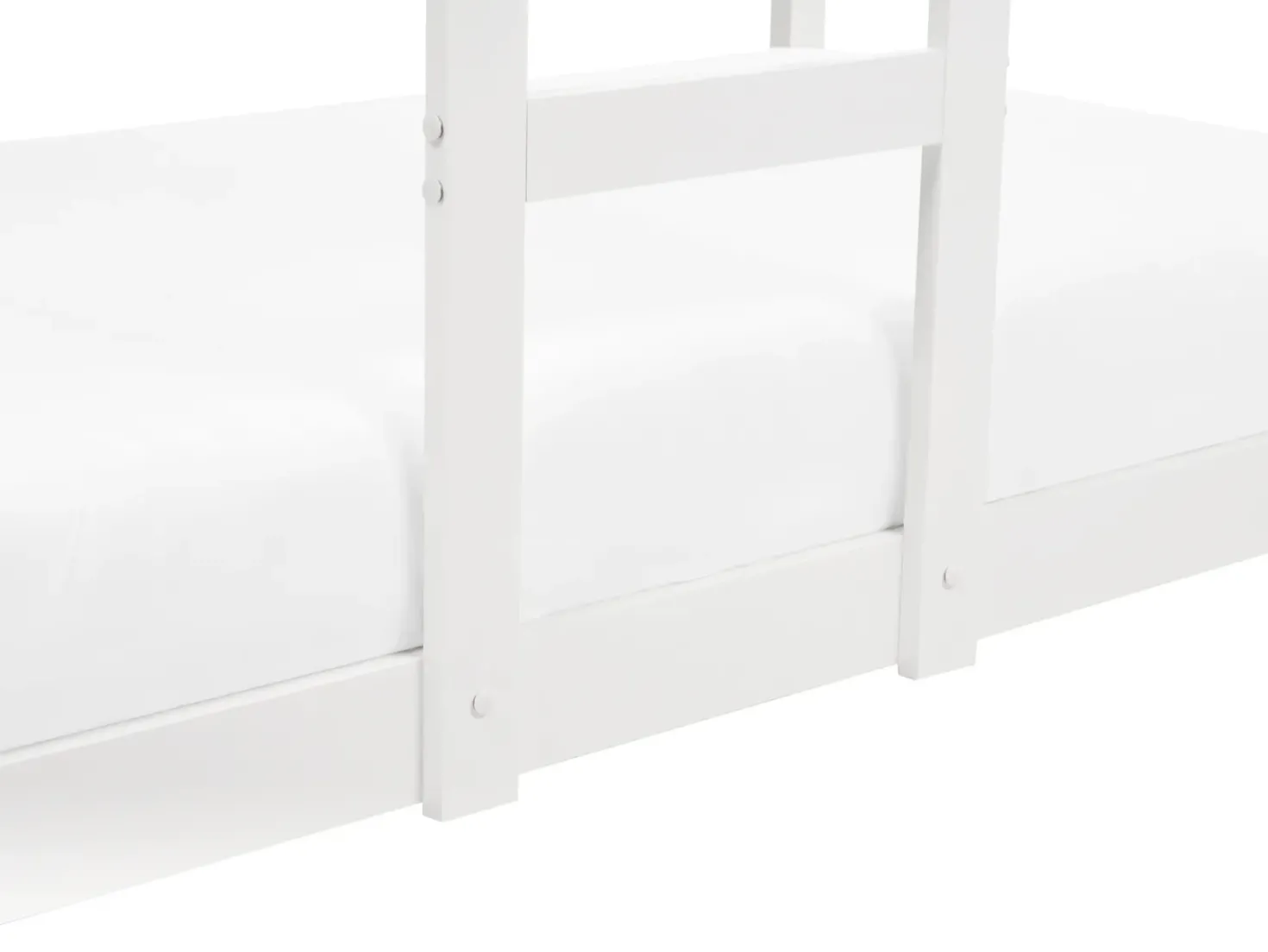 Letto a castello Casa Legno di pino LABATUT 90 x 200 cm Bianco