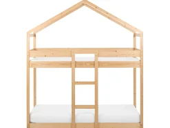 Letto a castello Casa Legno di pino LABATUT 90 x 200 cm Marrone chiaro