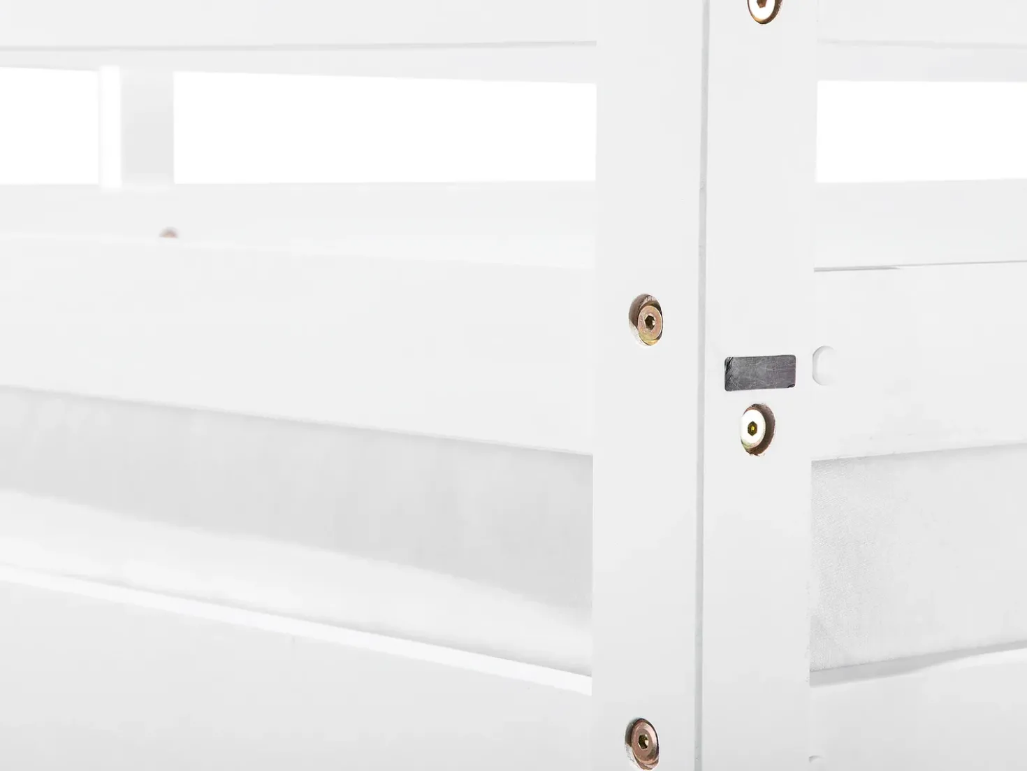 Letto a castello con cassetti Legno di pino REGAT 90 x 200 cm Bianco
