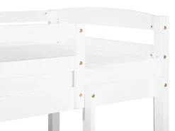 Letto a castello con cassetti Legno di pino REGAT 90 x 200 cm Bianco