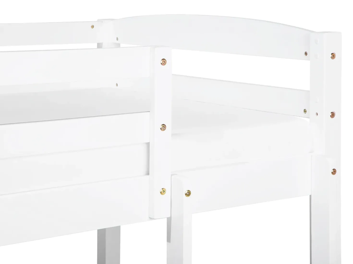 Letto a castello con cassetti Legno di pino REGAT 90 x 200 cm Bianco