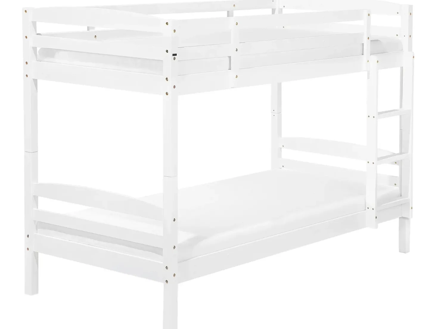 Letto a castello con cassetti Legno di pino REGAT 90 x 200 cm Bianco