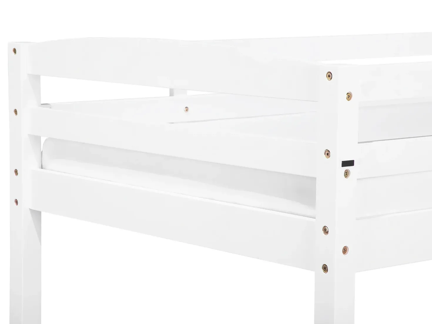 Letto a castello con cassetti Legno di pino REGAT 90 x 200 cm Bianco